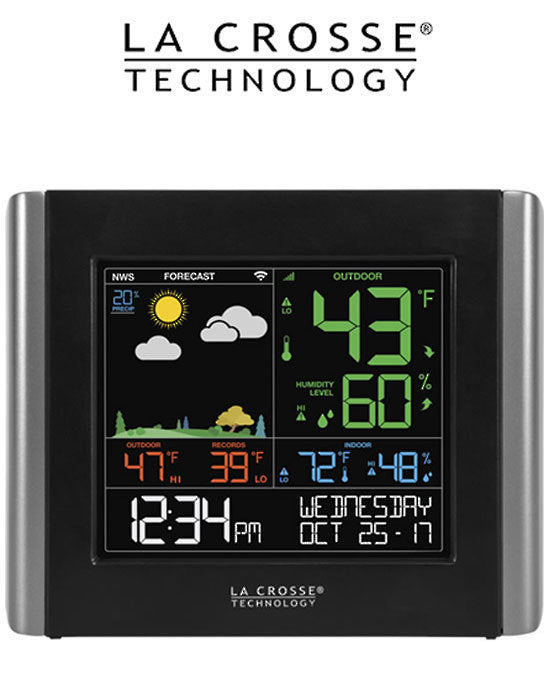La Crosse V10TH WiFi Colour Weather station Weatherstations
