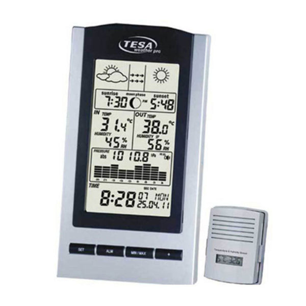 Tesa WS1151 - Moon Phase Weather station with Barometer
