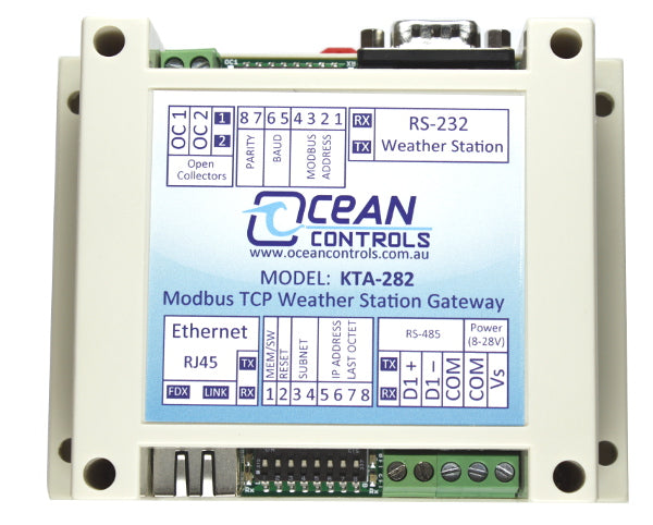 KTA-282 ModBus Weather Station Gateway