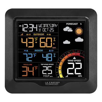 La Crosse 327-1417-V2 Wind Speed Station with Temp & Humidity