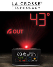 Load image into Gallery viewer, La Crosse WIFI Projection Alarm Clock with AccuWeather Forecast C82929