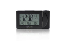 Load image into Gallery viewer, Explore Scientific Projection Radio Controlled Clock with Weather Forecast Display and Outdoor Sensor